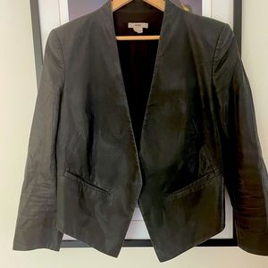 Helmut Lang black distressed tailored jacket